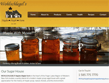 Tablet Screenshot of fingerlakesbulkmaplesyrup.com
